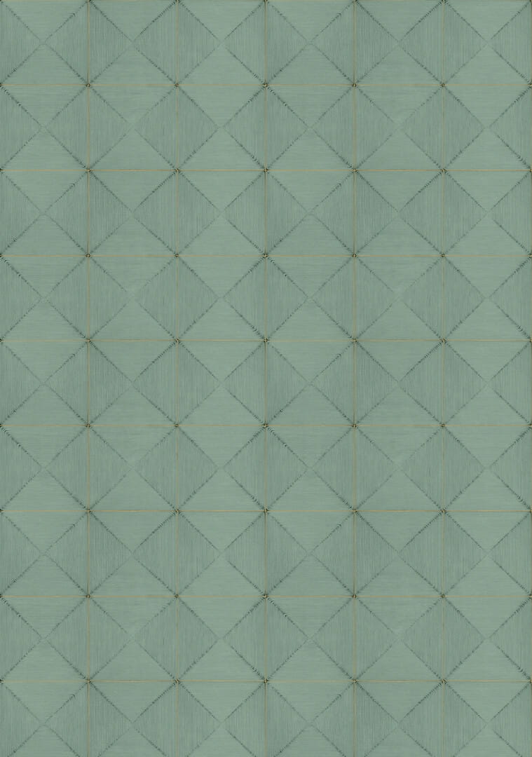 Tapeta geometryczna ze strukturą sznurka Elitis VP 997 60 Sillage Cordes Sensibles x Véronique de Soultrait