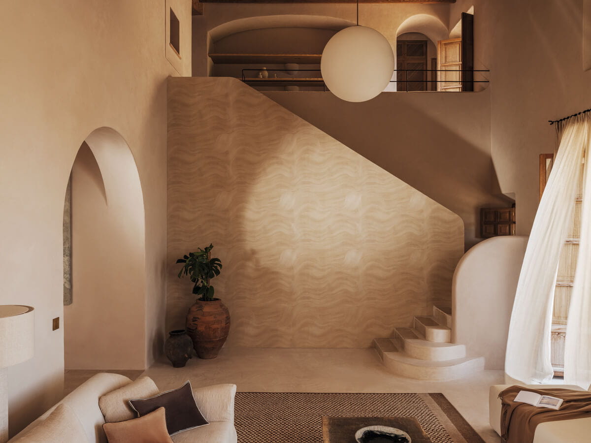 Tapeta z falującym wzorem Elitis VP 1028 05 Calero Lanzarote