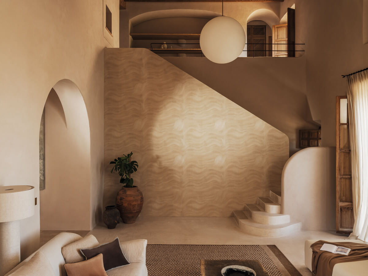 Tapeta z falującym wzorem Elitis VP 1028 05 Calero Lanzarote