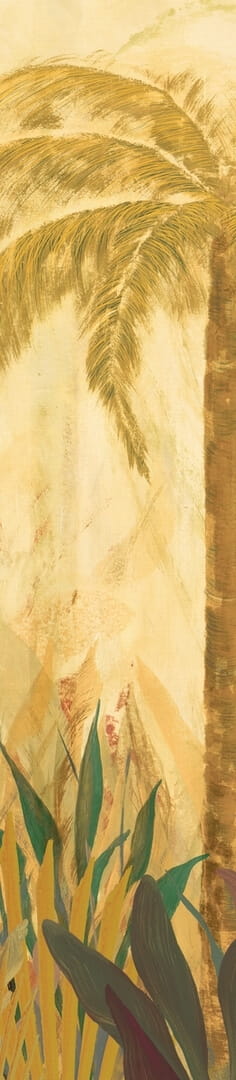 Mural tropikalny Elitis VP 1047 02 La Caravelle Madagascar Arrowroot Raw Raffia