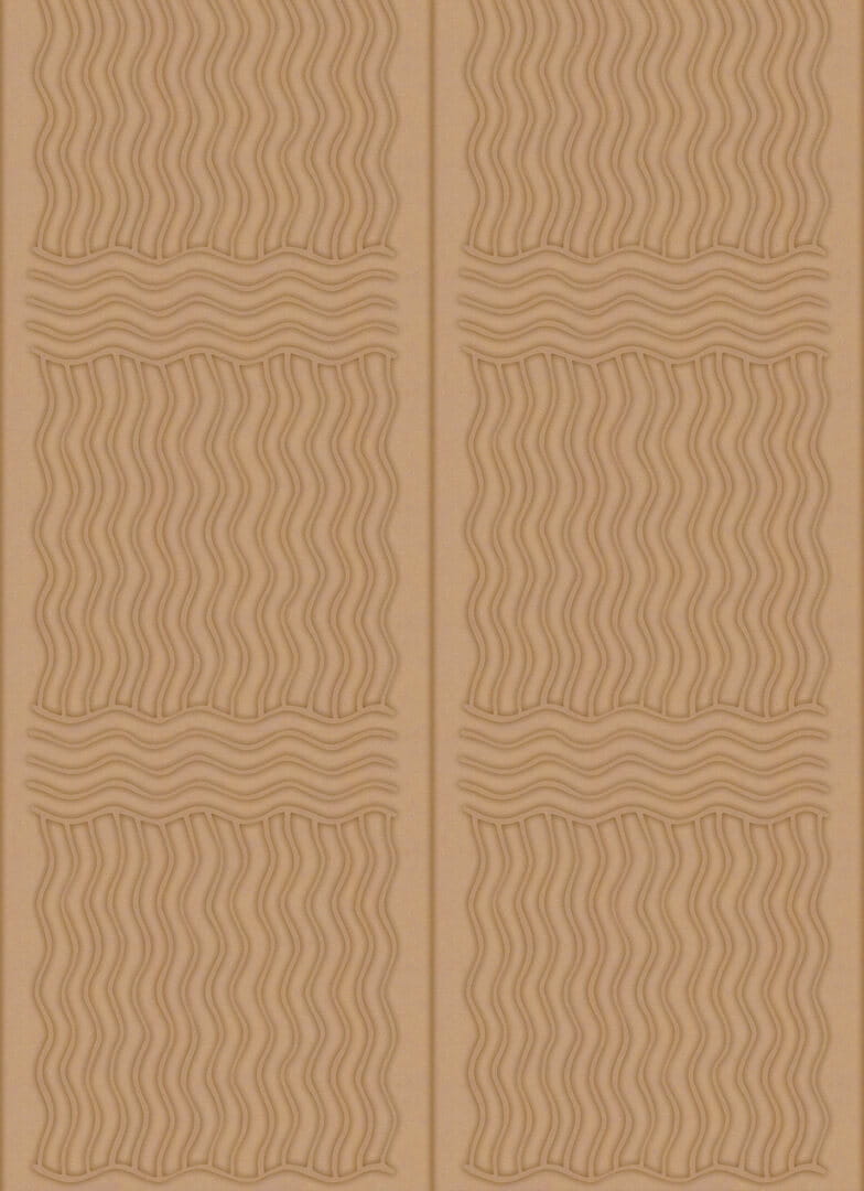 Tapeta tekstylna wełniana 3D pikowane fale Elitis RM 1055 05 Wave Flanelle Forms