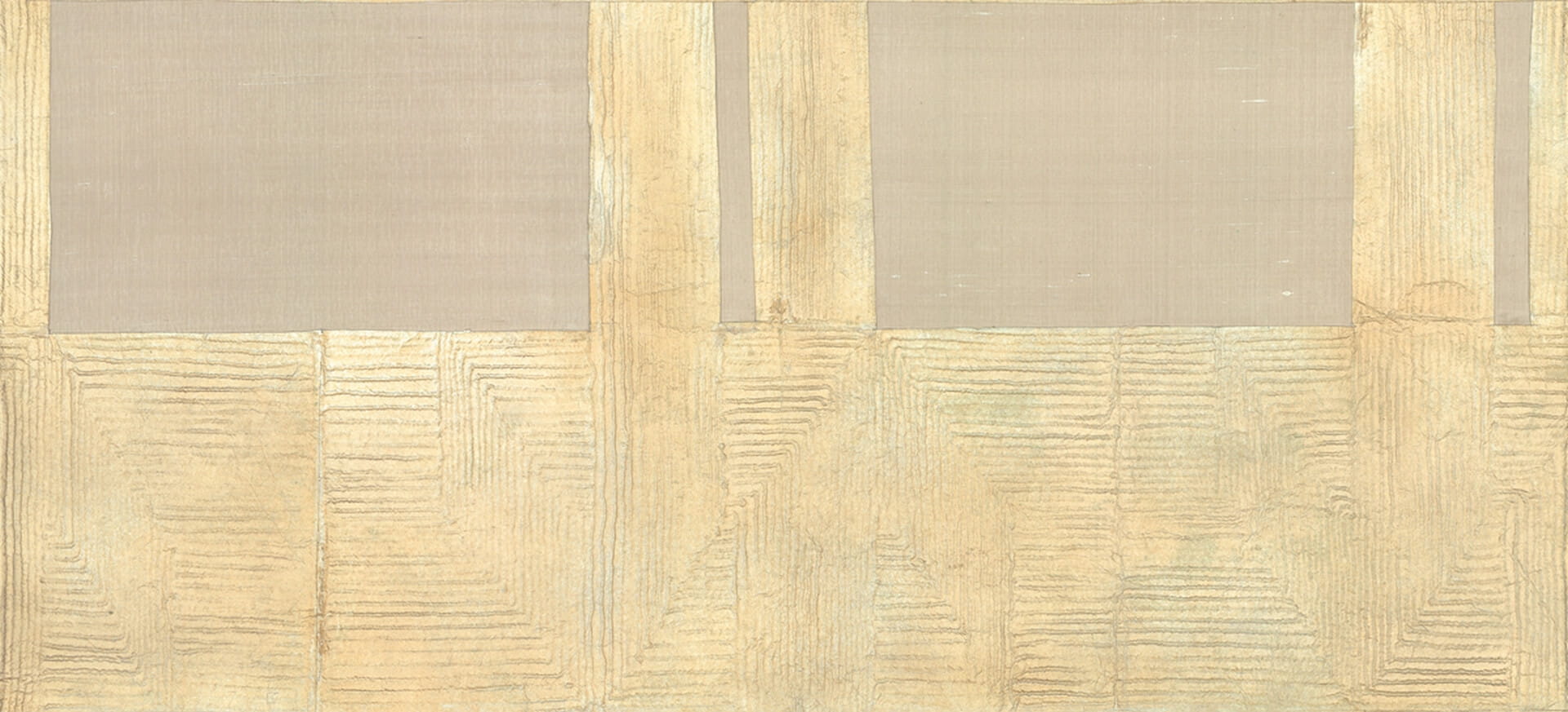 Tapeta tekstylna geometryczna Elitis RM 1129 03 Tashkent Pamir