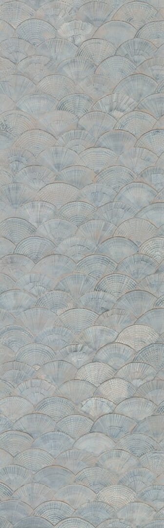 Tapeta wachlarze / muszle Elitis RM 1118 40 Calyptra Écume