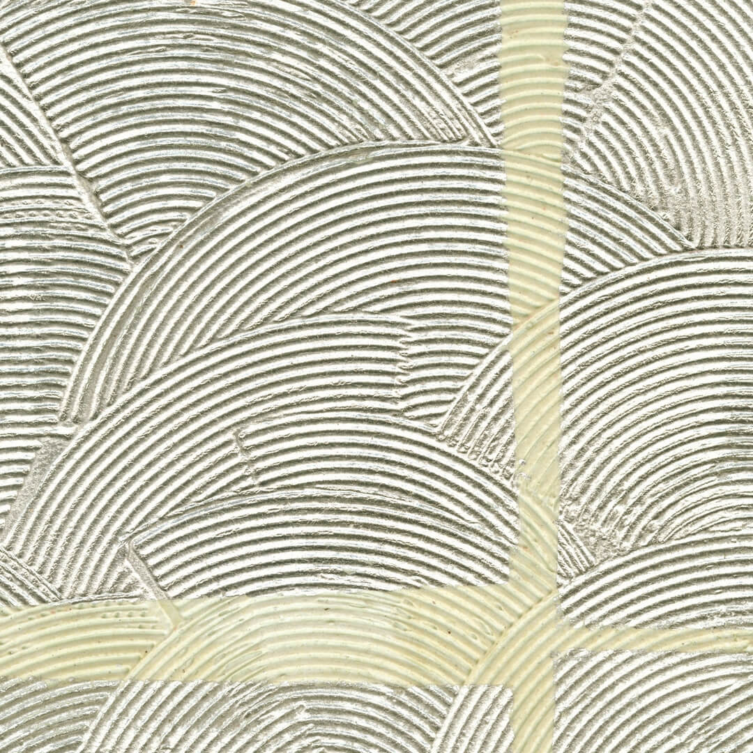 Tapeta metaliczna geometryczna Elitis RM 1121 90 Mille et Une Nuit Écume