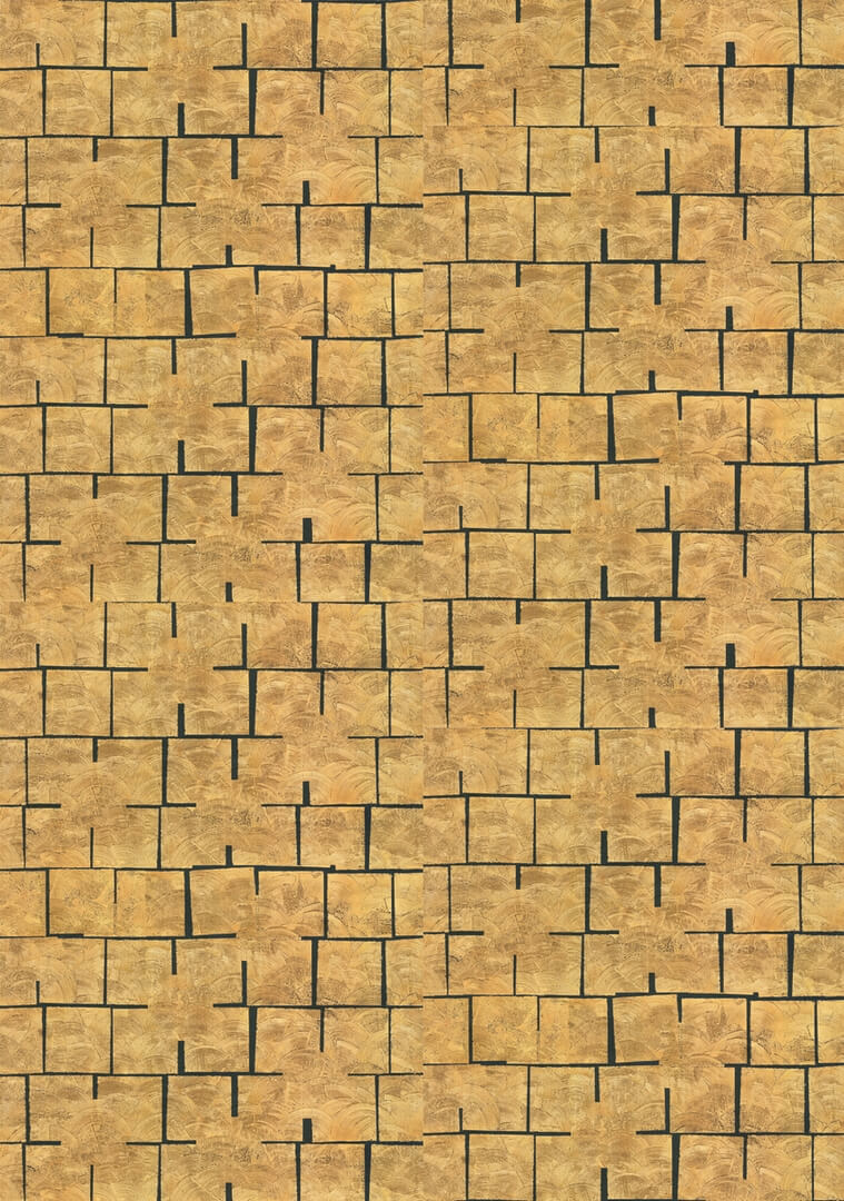 Tapeta metaliczna geometryczna Elitis RM 1121 91 Mille et Une Nuit Écume