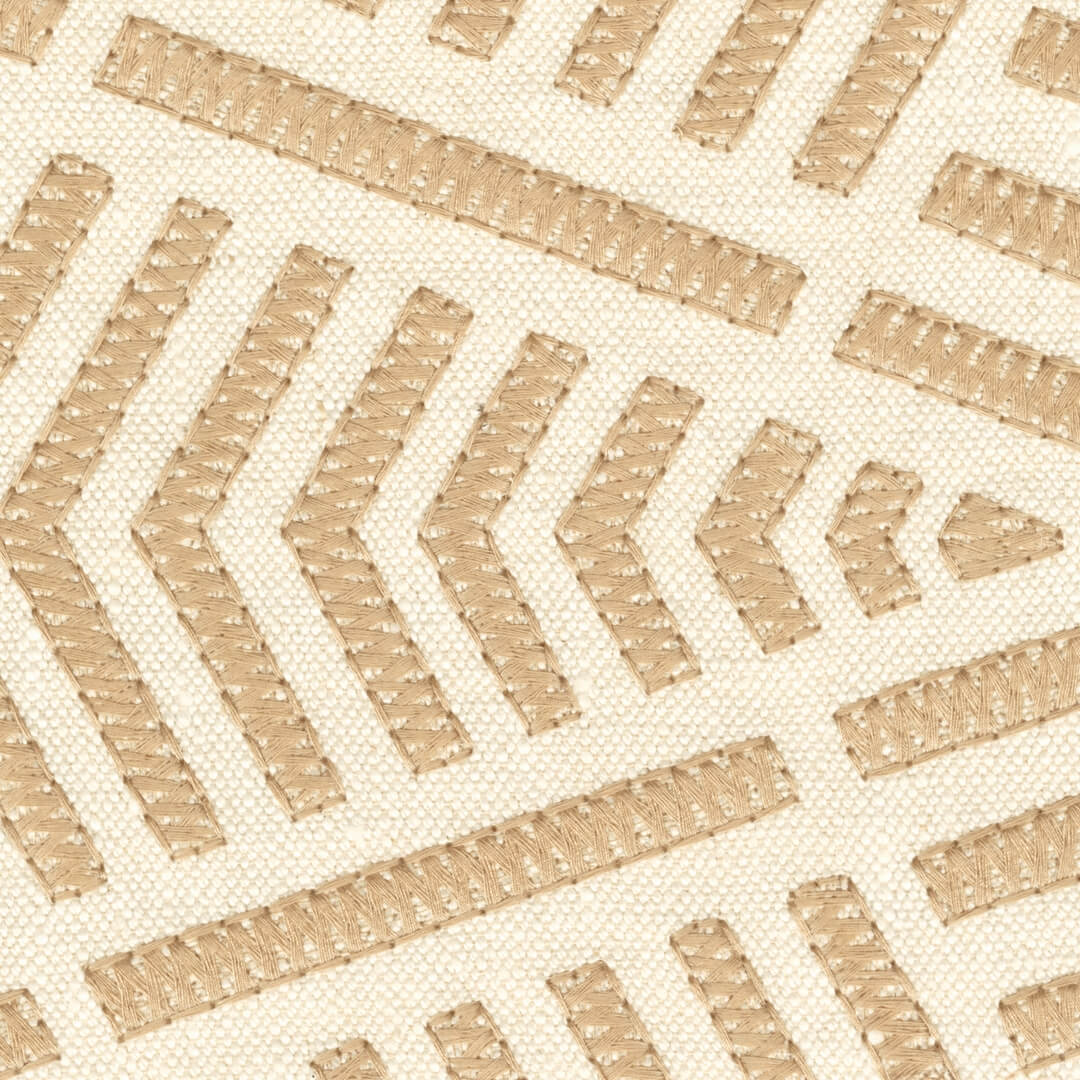 Tapeta tekstylna haftowana geometryczna Elitis RM 1112 01 Épi Origine