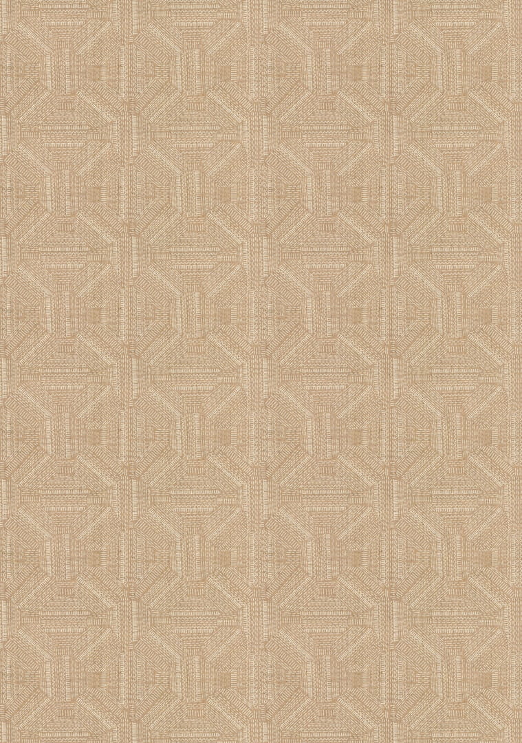 Tapeta geometryczna haftowana Elitis RM 1113 02 Alphabet Origine