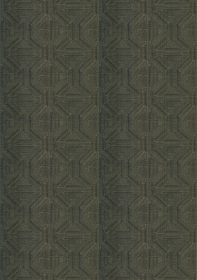 Tapeta geometryczna haftowana Elitis RM 1113 67 Alphabet Origine