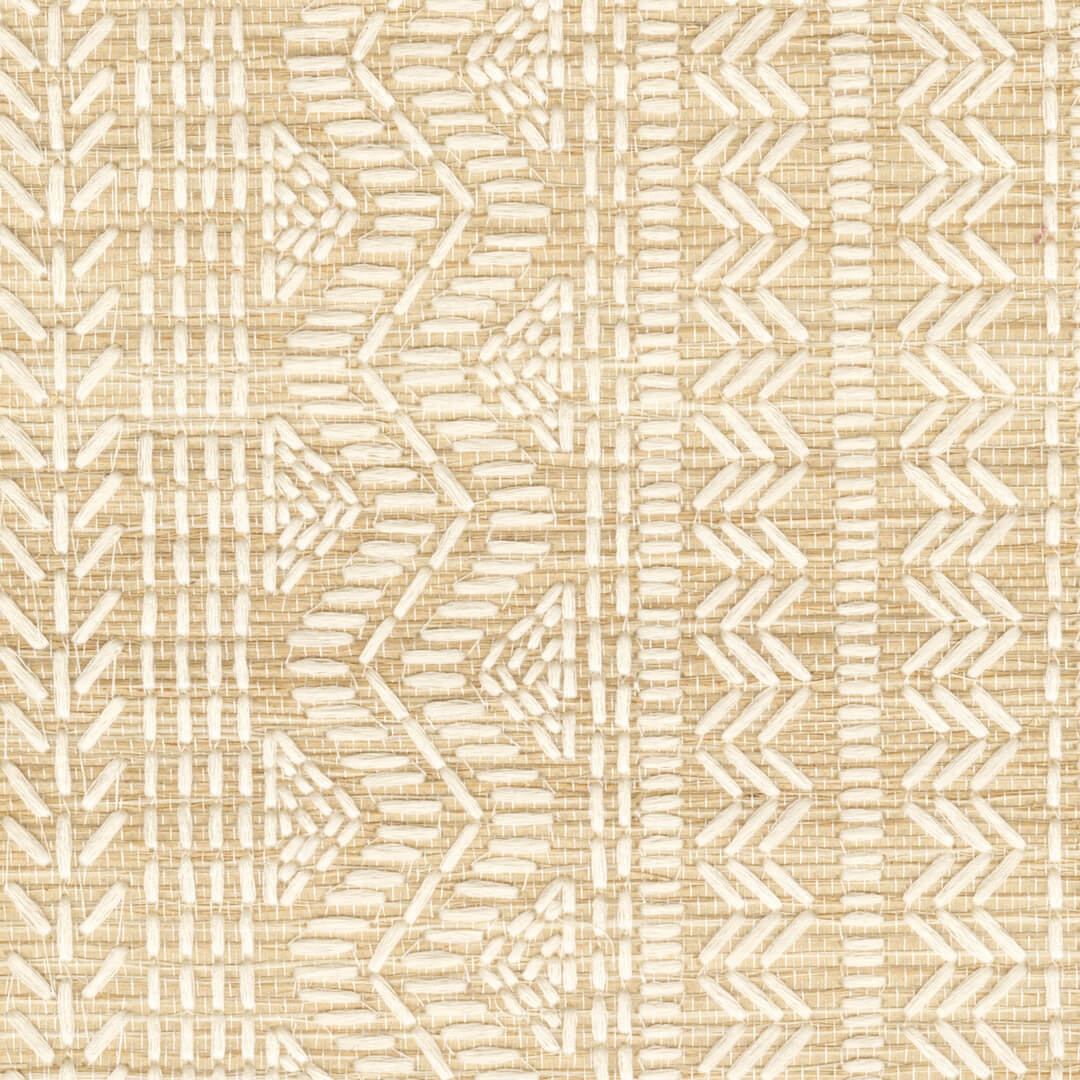 Tapeta geometryczna haftowana Elitis RM 1124 02 Shibui Origine