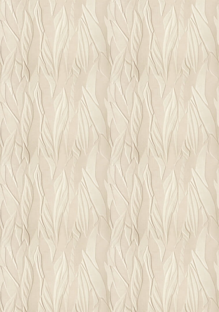 Tapeta tekstylna liście 3D Elitis RM 1099 03 Herbier Velatura
