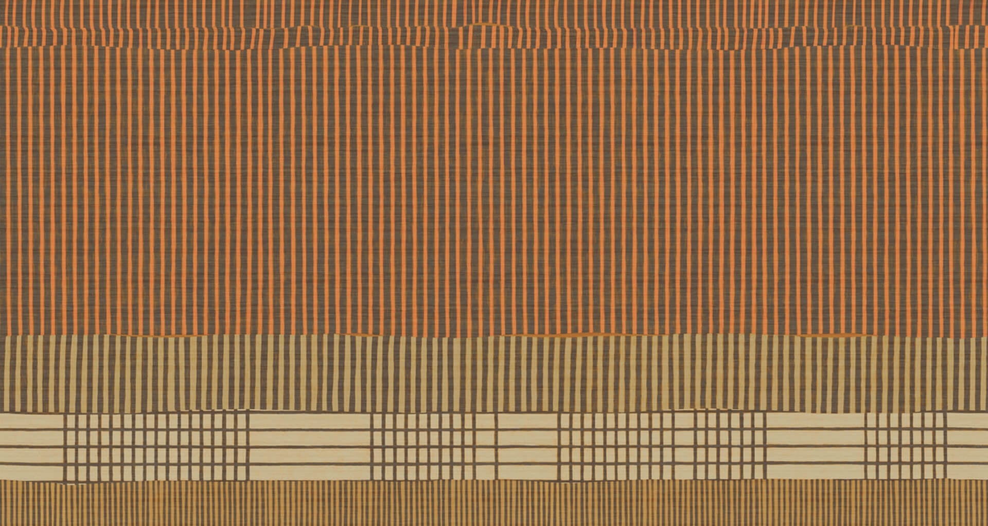 Mural geometryczny Elitis VP 1041 01 Lignes Telluriques Elixir de Soies