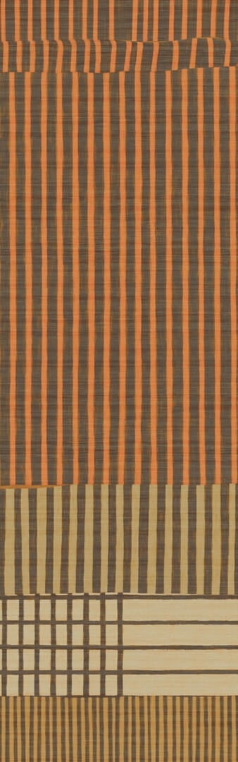 Mural geometryczny Elitis VP 1041 01 Lignes Telluriques Elixir de Soies
