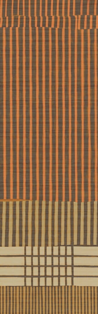 Mural geometryczny Elitis VP 1041 01 Lignes Telluriques Elixir de Soies