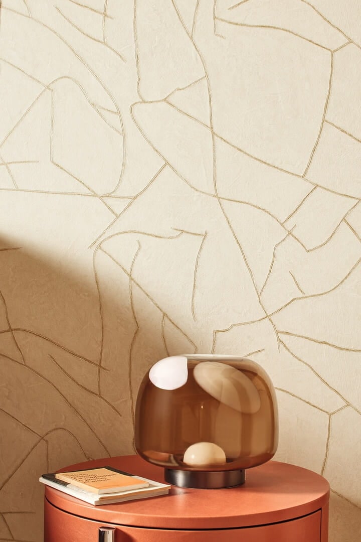 Tapeta winylowa minimalistyczna Elitis VP 1004 03 Kintsugi