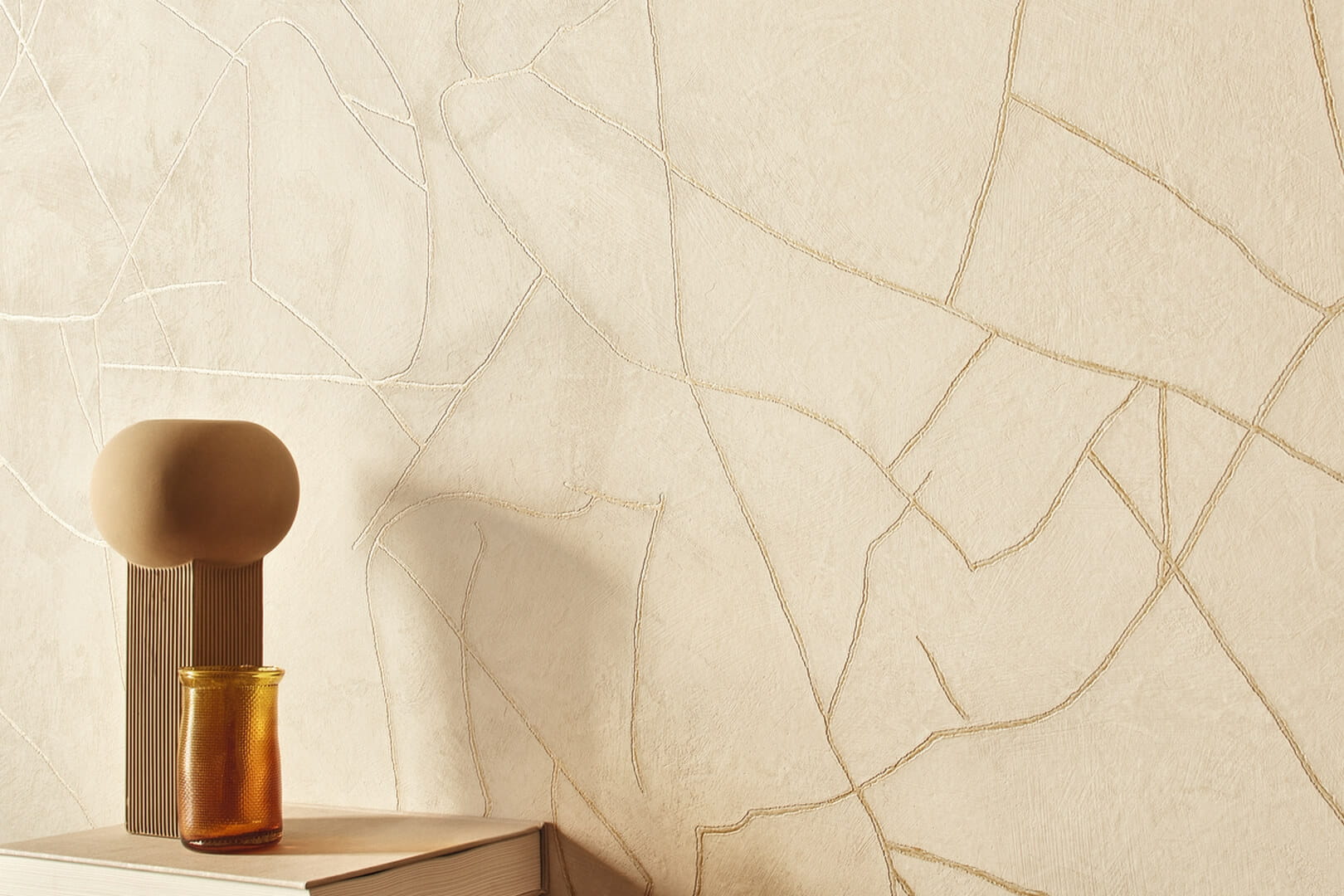 Tapeta winylowa minimalistyczna Elitis VP 1004 03 Kintsugi