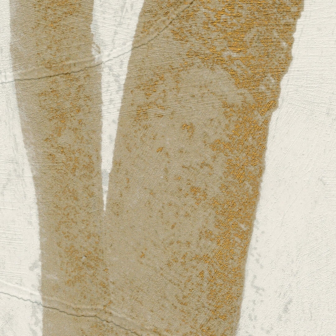 Mural wodorosty na tynku Elitis VP 1005 01 Algues Dorées Kintsugi