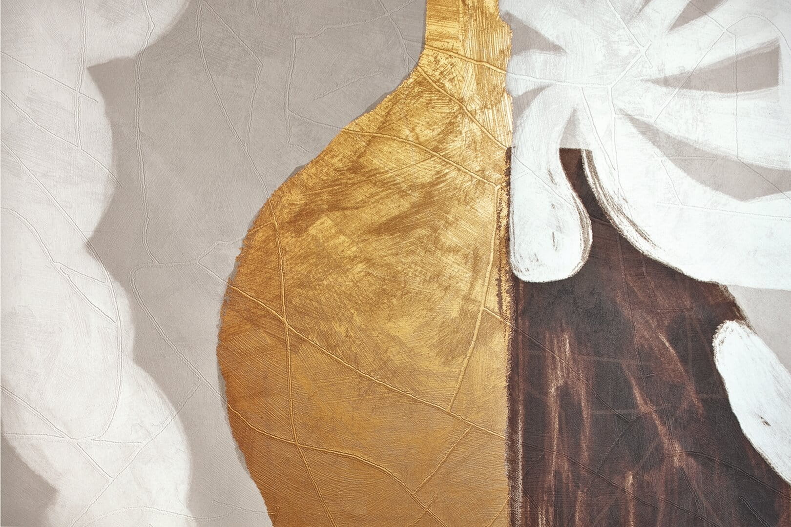Mural wazony i roślinność Elitis VP 1006 01 Une Certaine Magnificence Kintsugi