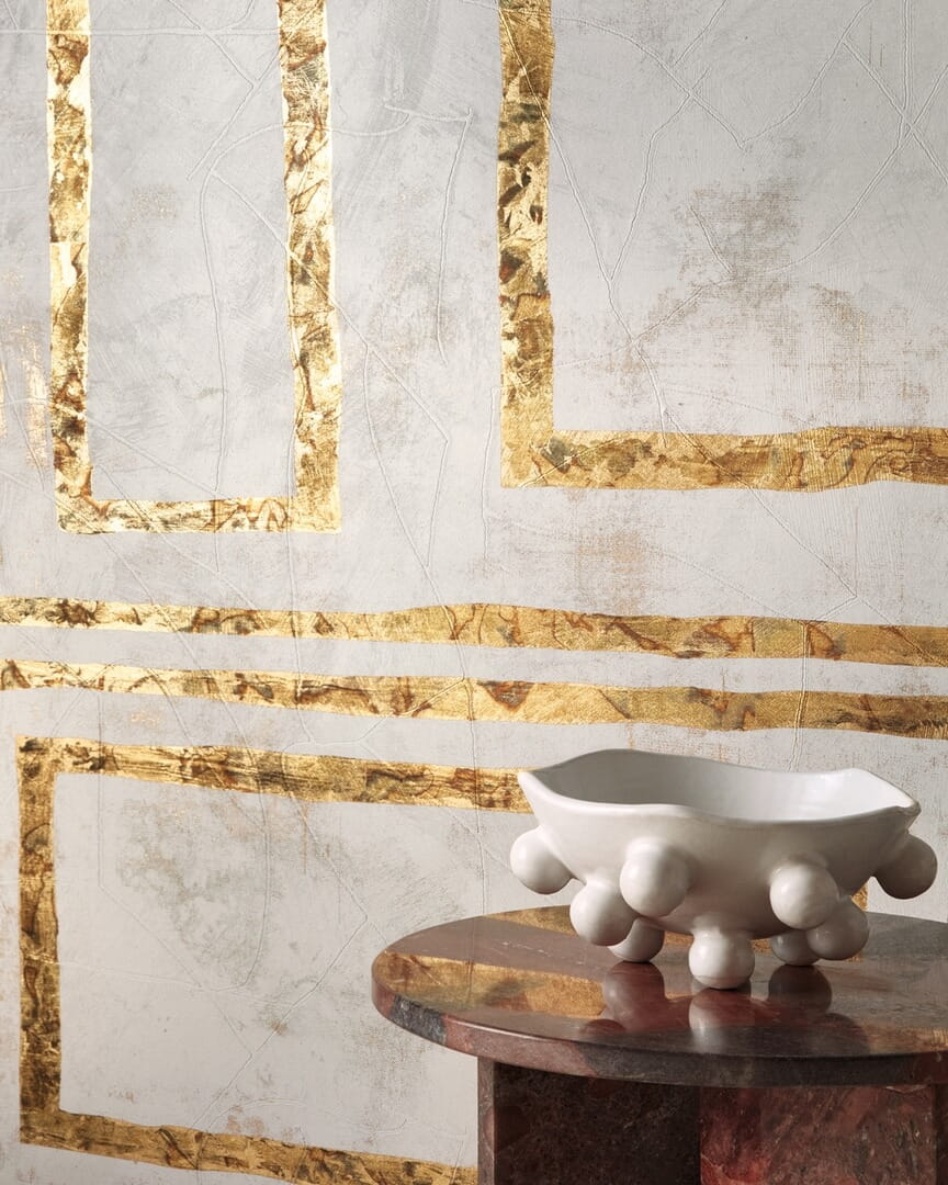 Mural geometryczny Elitis VP 1007 01 Les Marques de L'Empire Kintsugi