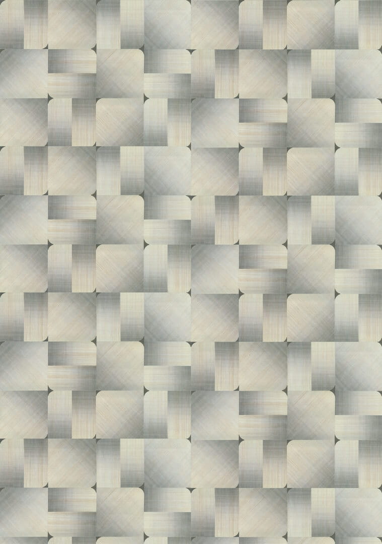 Tapeta geometryczna z włókien abaki Elitis RM 1072 80 Circé Maestria