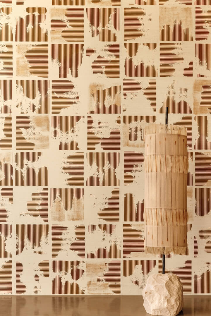 Tapeta geometryczna Elitis RM 1077 02 Kallisté Maestria