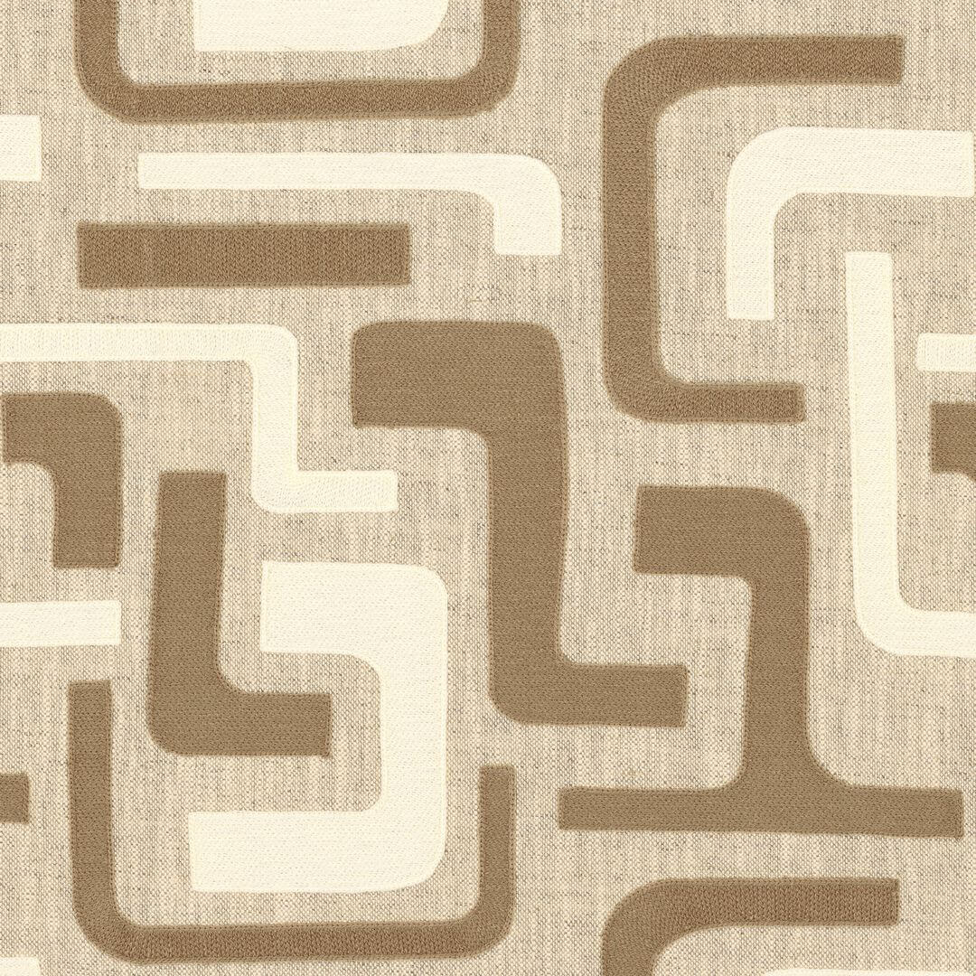 Tkanina z geometrycznym haftem Casamance 90740166 Avant-Garde Les Modernes