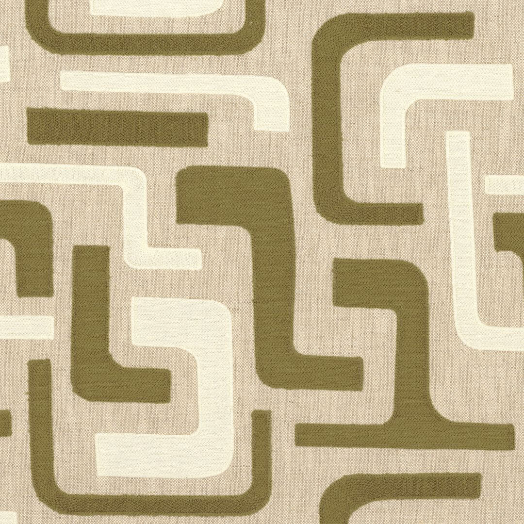 Tkanina z geometrycznym haftem Casamance 90740245 Avant-Garde Les Modernes