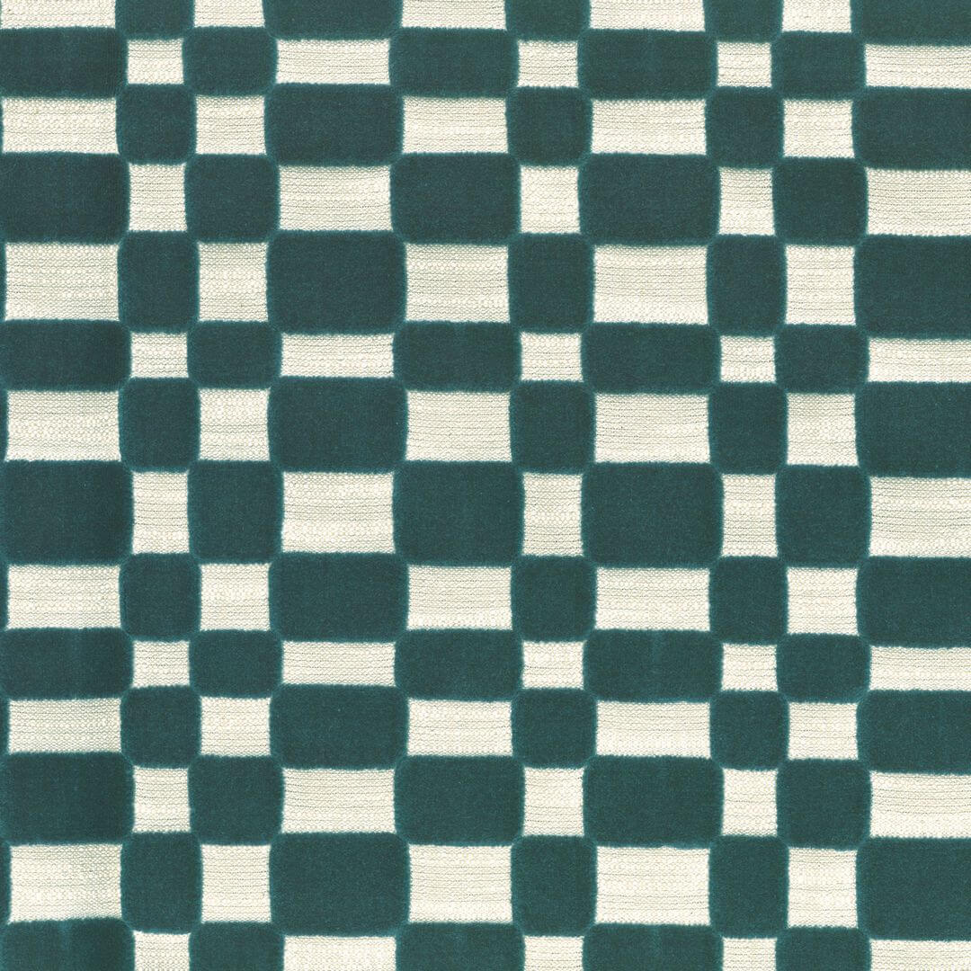 Tkanina geometryczny aksamit Casamance 90890325 Modulor Les Modernes