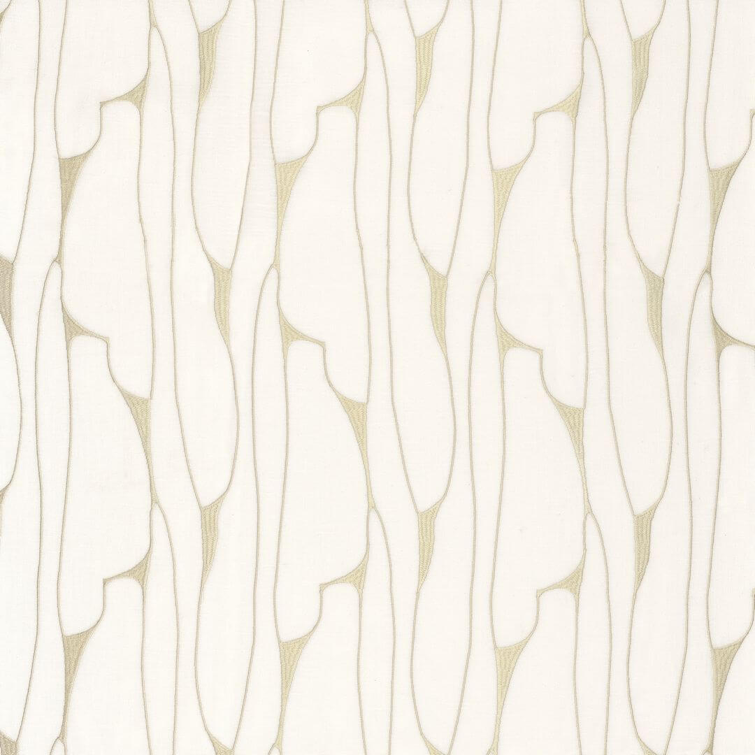 Tkanina woal z haftem Camengo 48540221 Luminara Sheer Moon Sheers - 288 cm szer.