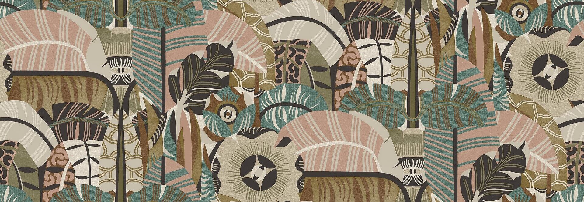 Mural abstrakcyjne safari Boras Tapeter Studio 9836W Hypnotic Safari