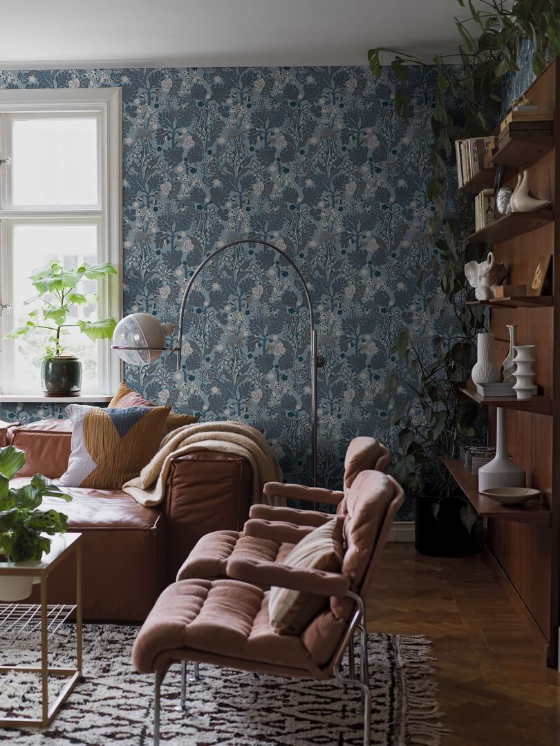 Mural botaniczny - żółwie Boras Tapeter Studio 9853W Turgras