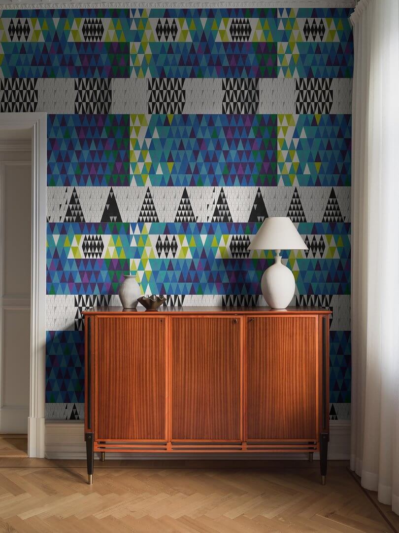 Mural geometryczny Boras Tapeter Studio 9805W Pythagoras