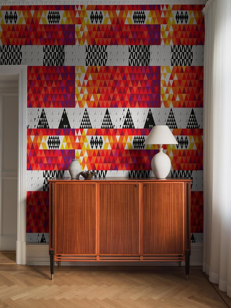 Mural geometryczny Boras Tapeter Studio 9806W Pythagoras