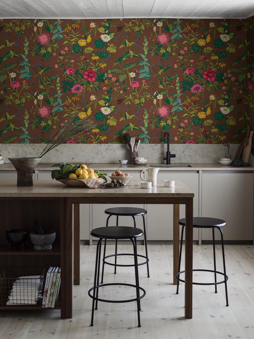 Mural polne kwiaty Boras Tapeter Studio 9822W Sommar