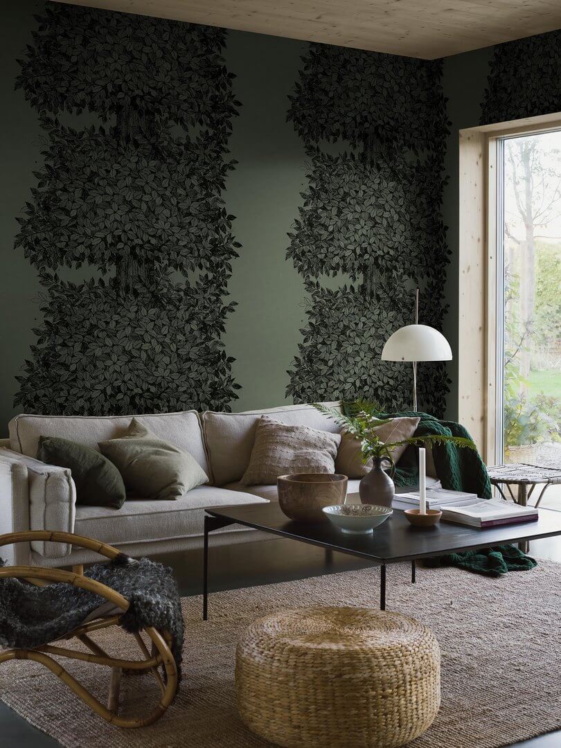 Mural graficzne drzewo Boras Tapeter Studio 9820W Hassel