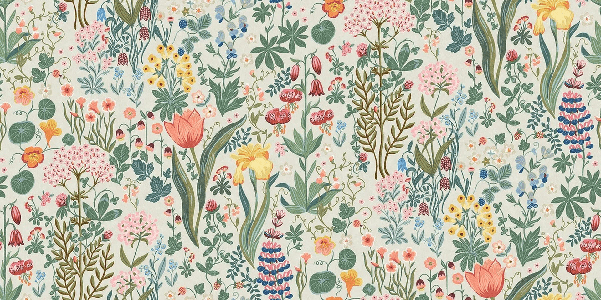 Mural ze wzorem łąki Boras Tapeter Studio 9781W Blomsterhav Grand