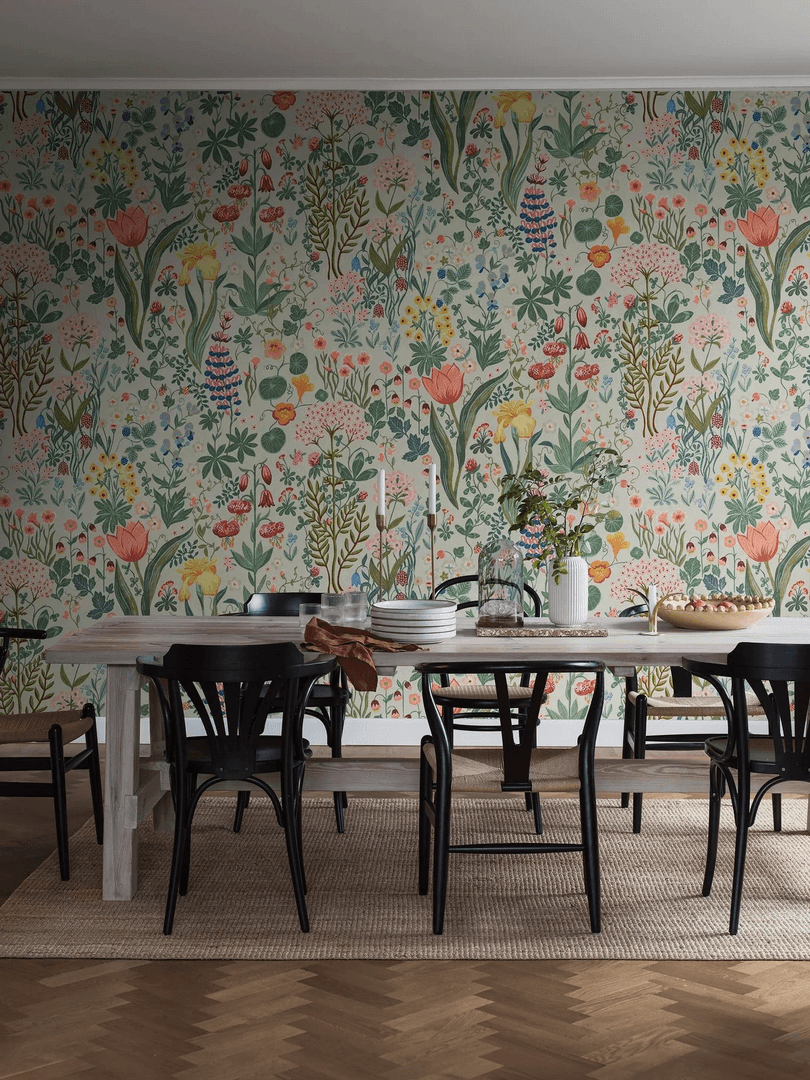 Mural ze wzorem łąki Boras Tapeter Studio 9781W Blomsterhav Grand