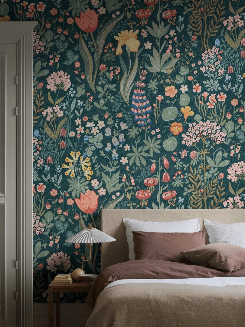 Mural ze wzorem łąki Boras Tapeter Studio 9783W Blomsterhav Grand