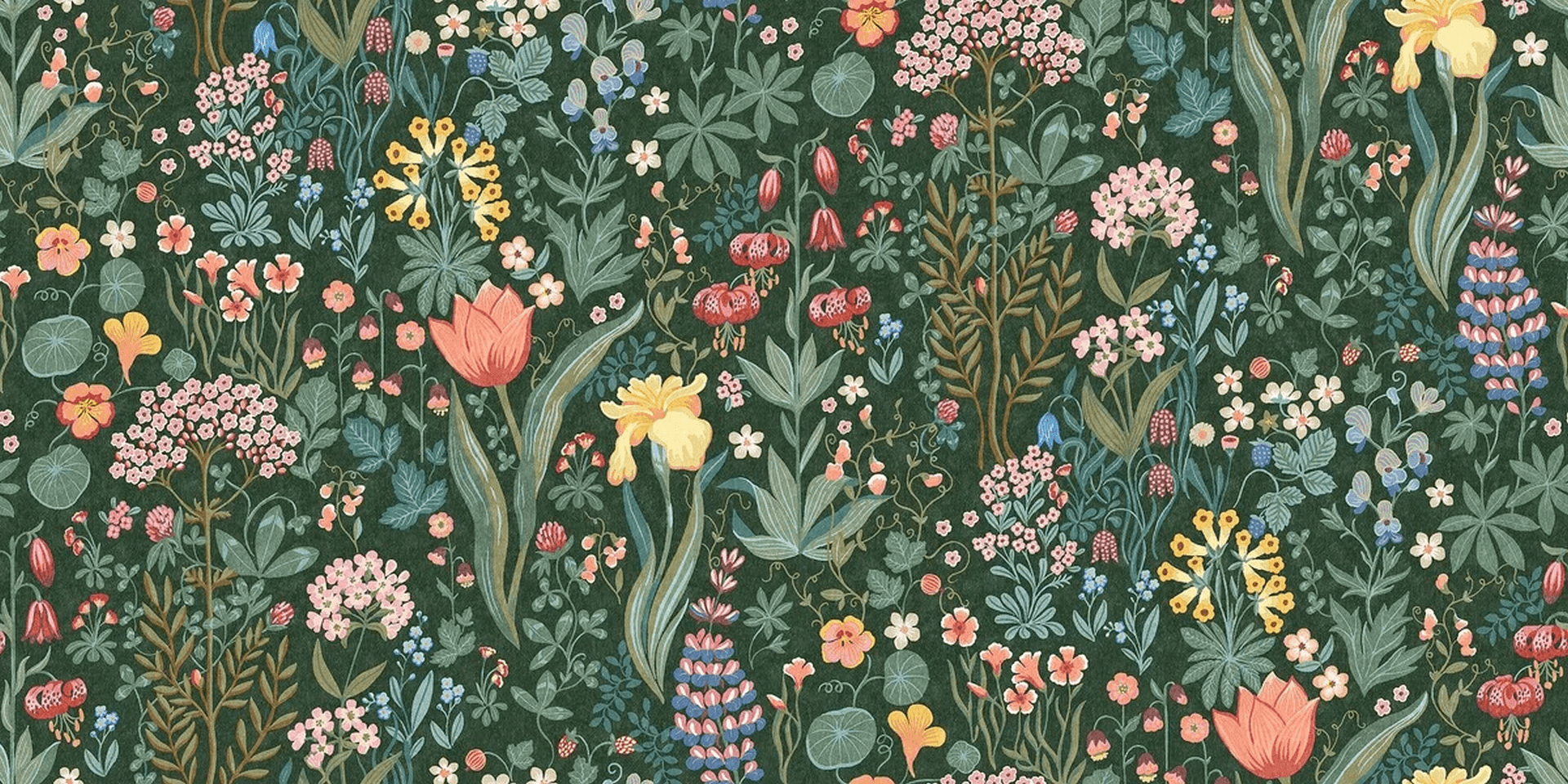 Mural ze wzorem łąki Boras Tapeter Studio 9784W Blomsterhav Grand