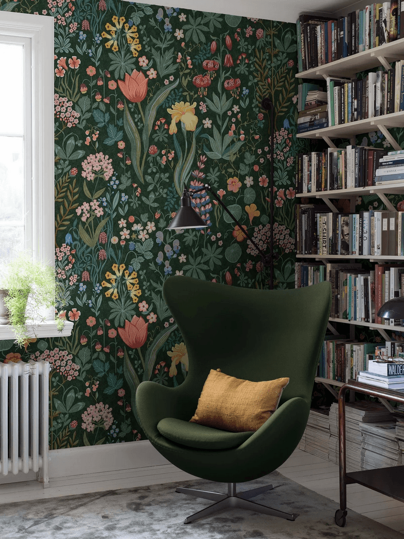 Mural ze wzorem łąki Boras Tapeter Studio 9784W Blomsterhav Grand