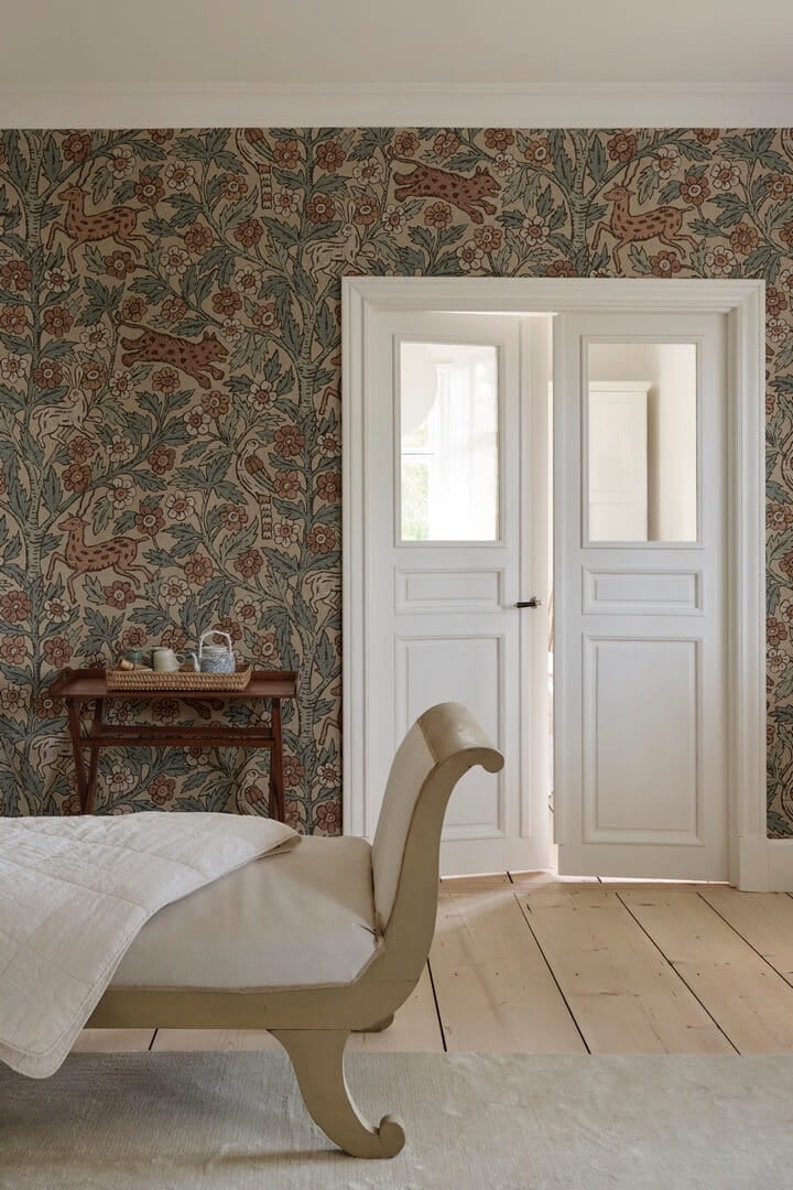 Fototapeta botaniczna Sandberg S10746 Eden Mural Misty Blue Heritage