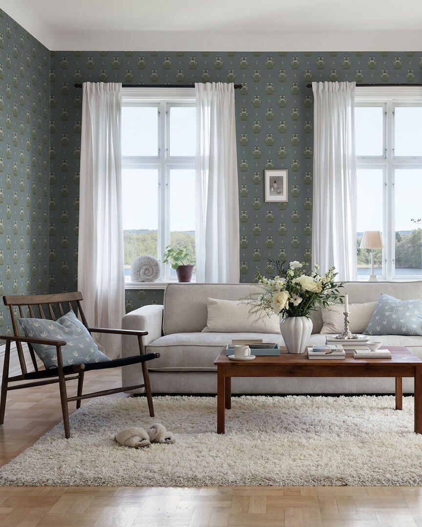 Tapeta kwiaty Midbec 48008 Gullvie Saltviken