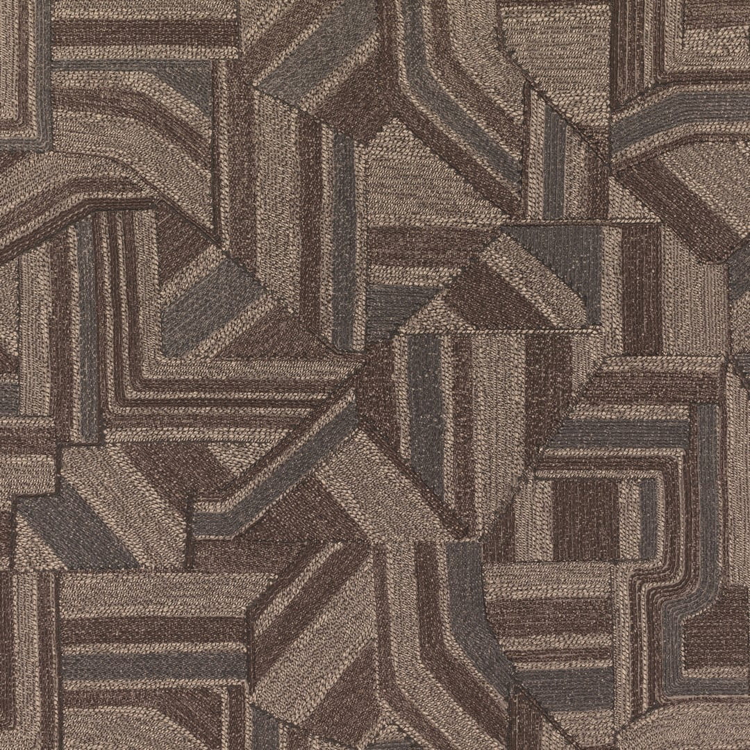 Tapeta geometryczna - labirynt Black Edition W967/06 Modulo Kabu
