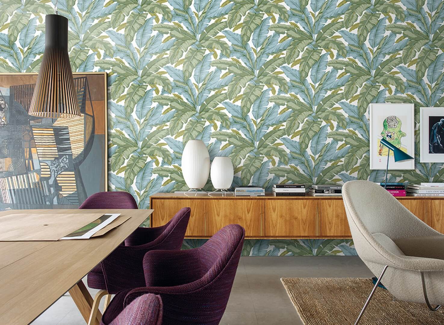 Tapeta liście bananowca J&V 7226 Banane 505 Grande Corniche