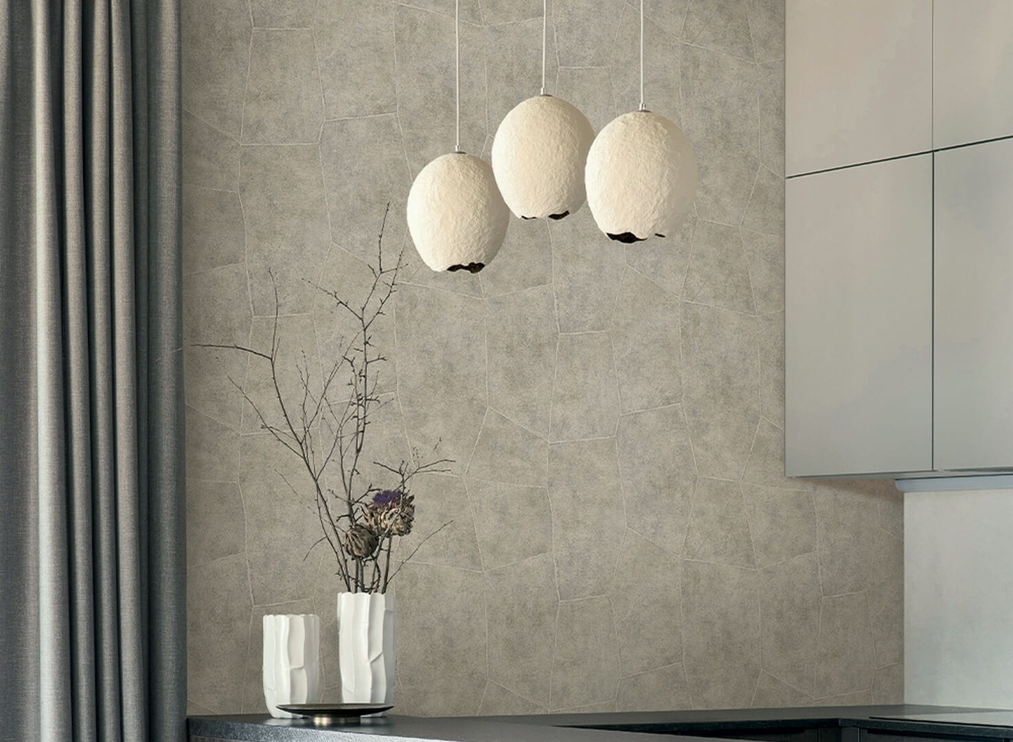 Tapeta popękany beton J&V 7635 Caranto 104 Lithos