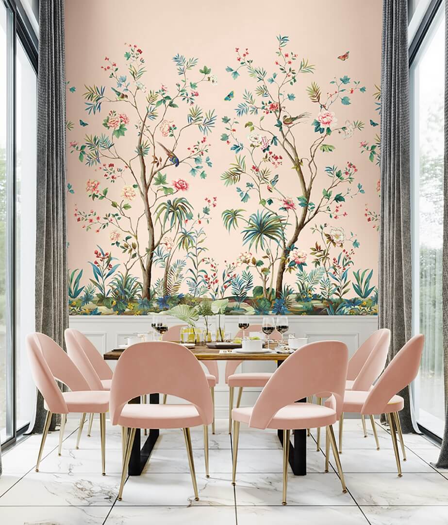 Mural botaniczny Wallquest DB31401M Daisy Bennett