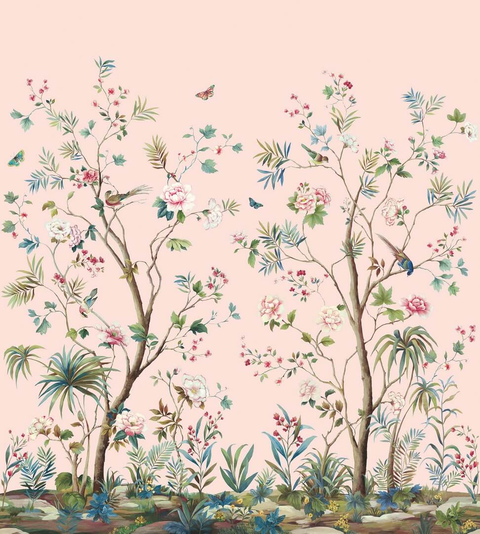 Mural botaniczny Wallquest DB31401M Daisy Bennett