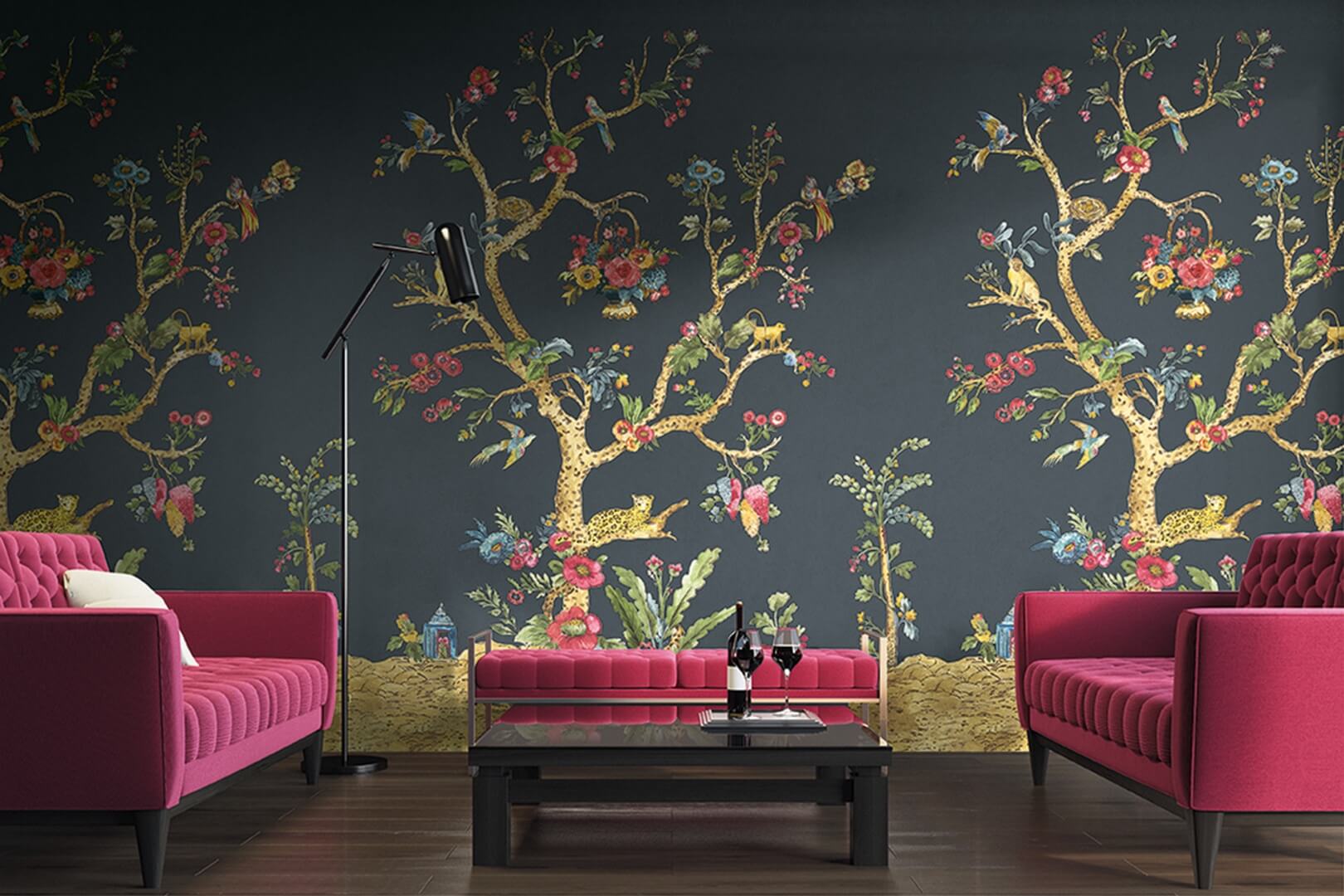 Mural egzotyczna natura Wallquest DB31900M Daisy Bennett