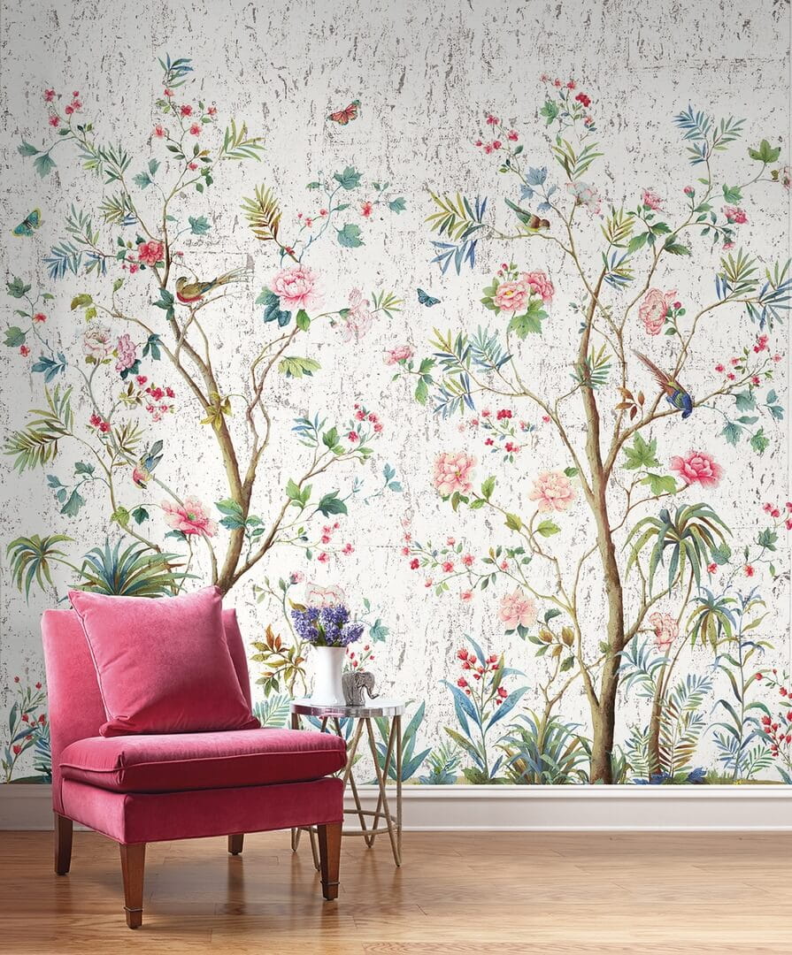 Mural naturalny korek – botaniczna Wallquest DB32400M Daisy Bennett