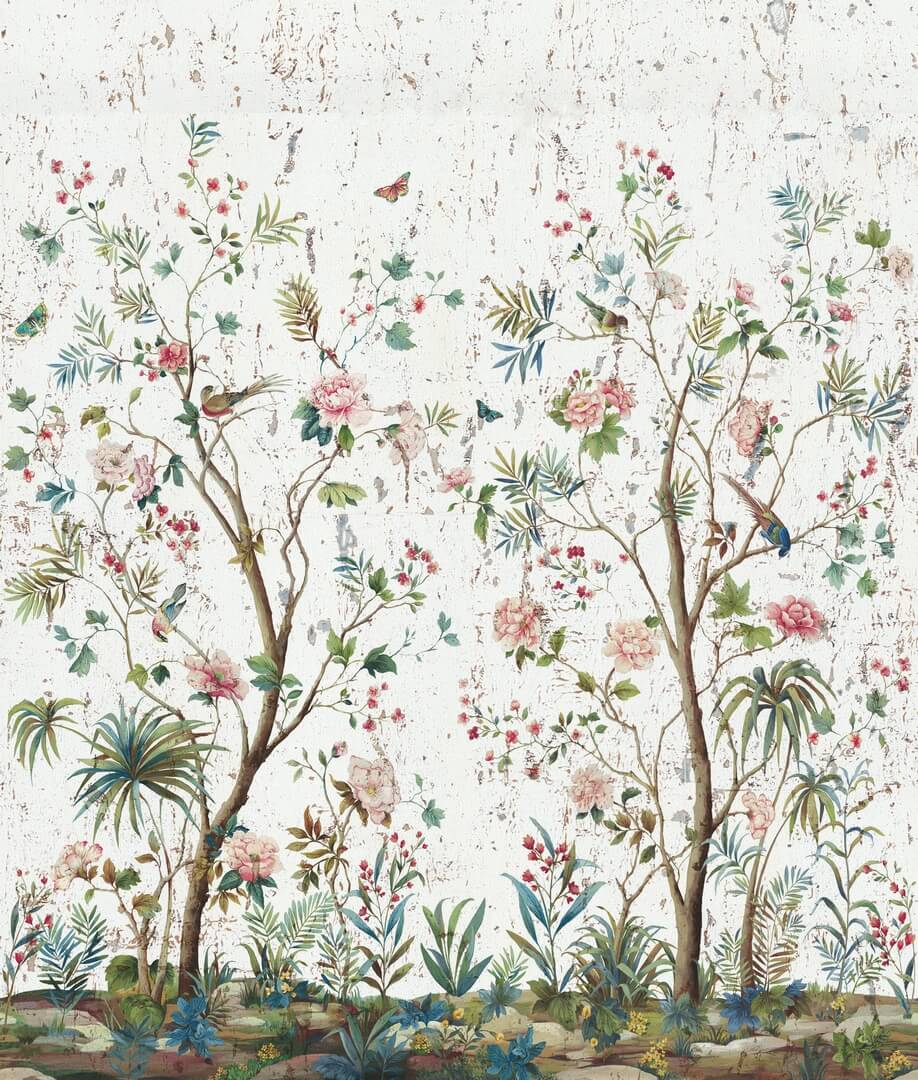 Mural naturalny korek – botaniczna Wallquest DB32400M Daisy Bennett