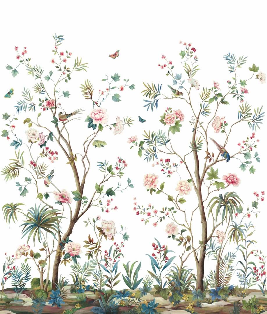 Mural naturalny – botaniczna Wallquest DB32405M Daisy Bennett